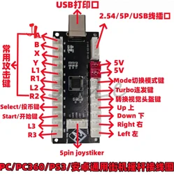PC PC360 PS3 Android Encoder, USB Connect, Zero Delay, Fighting Game Controller, Joystick Board Cable,DIY Arcade Machine,Neo Geo
