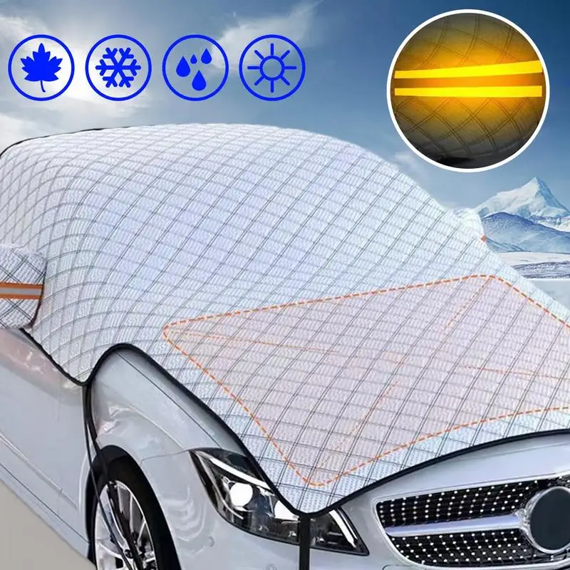 Car Windshield Sun Shade Windscreen Sun Shade For Car Ultra Thick Auto Windshield Frost Shield Waterproof Car Snow Windshield