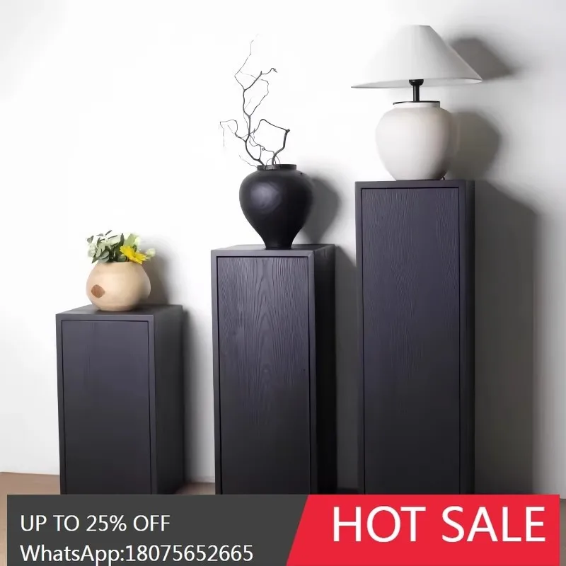 Solid Wood Flower Stand Storage Floor-standing Flower Table B&B Natural Wood Flower Pot Stand