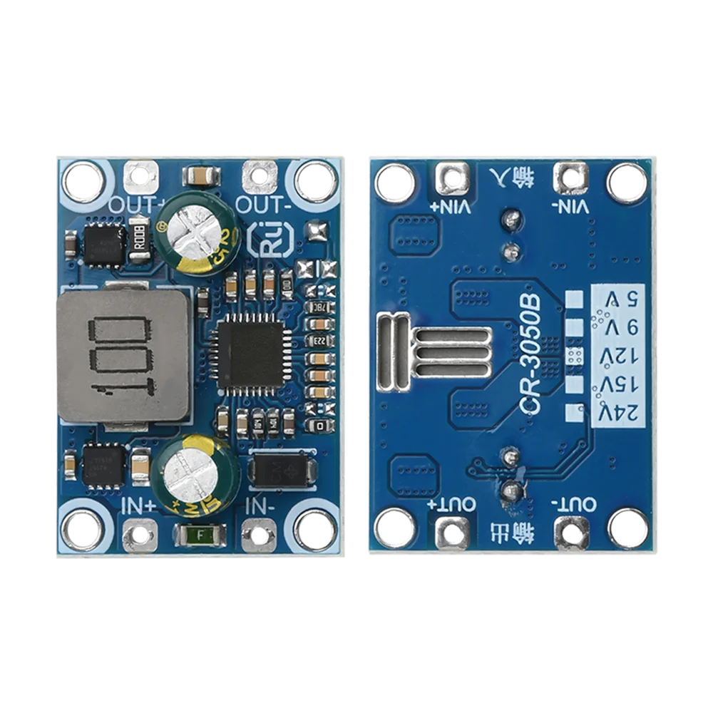 DC-DC 벅 부스트 모듈 다중 보호, 낮은 리플, 고변환 부스트 벅 모듈, 3.6-32V ~ 5V, 9V, 12V, 5A 출력