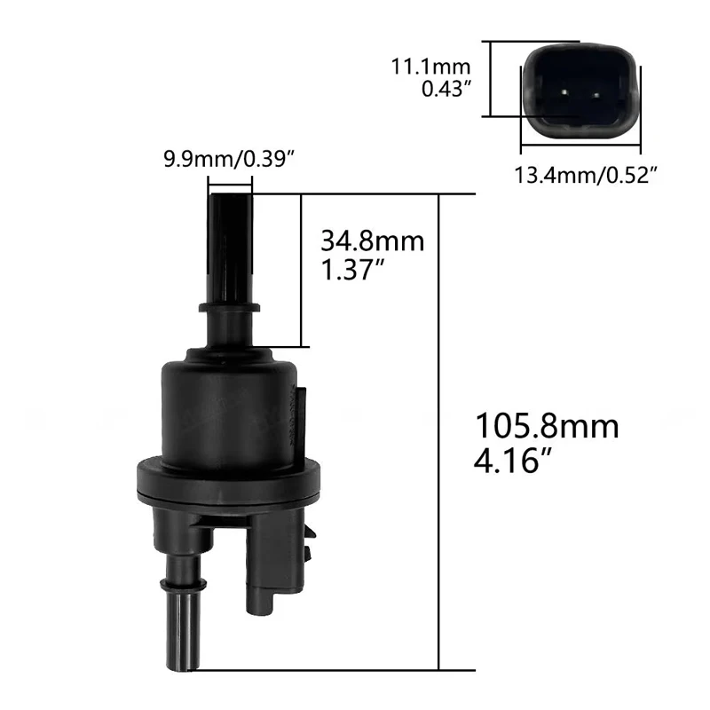 9671744280 9802009480 For Peugeot308S 308(T9) New4082008 307CC 307SW C4 Sega C4L 1.2T Canister Vacuum solenoid valve Purge Valve