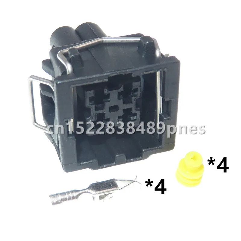 4 Pole 444524-1 Automotive Wire Plug Air Conditioning Pressure Switch Socket Temperature Sensor Connector For VW