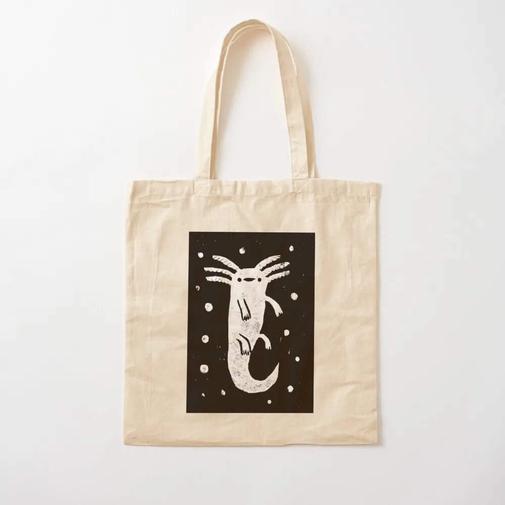 

Axolotl Print Tote Bag Shopper handbag shopper bags Women's shopper Canvas Tote Bag