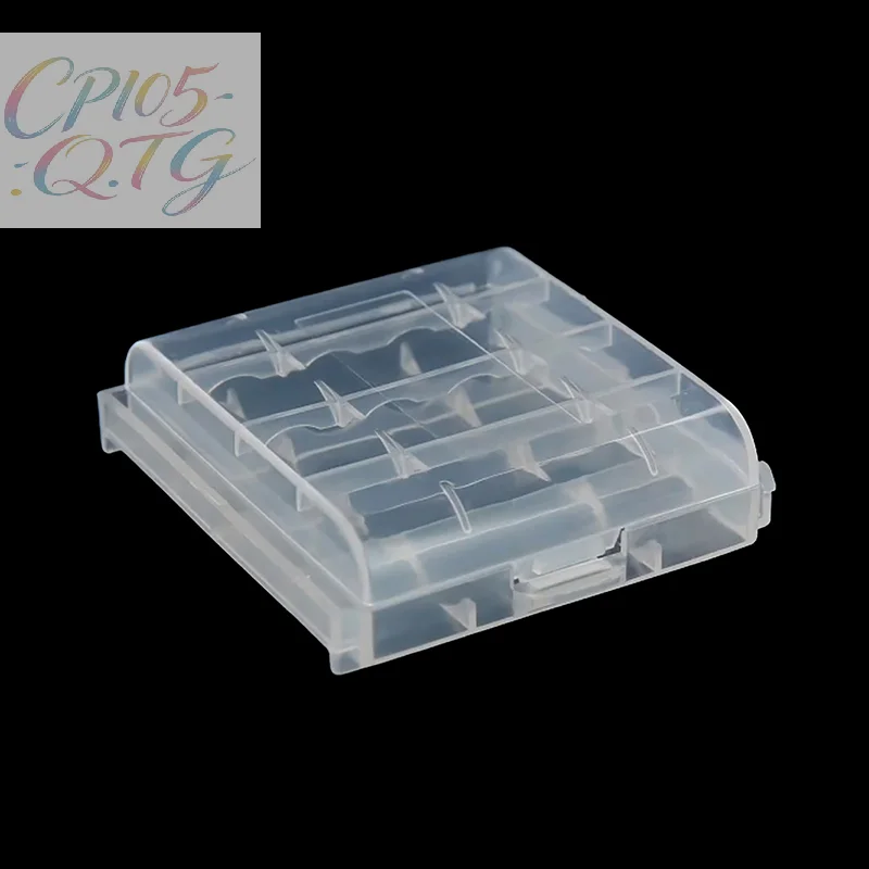 Caja de almacenamiento de pilas AA AAA de 2, 4 y 8 ranuras, estuche protector de plástico duro con clips para caja de almacenamiento de pilas AA AAA