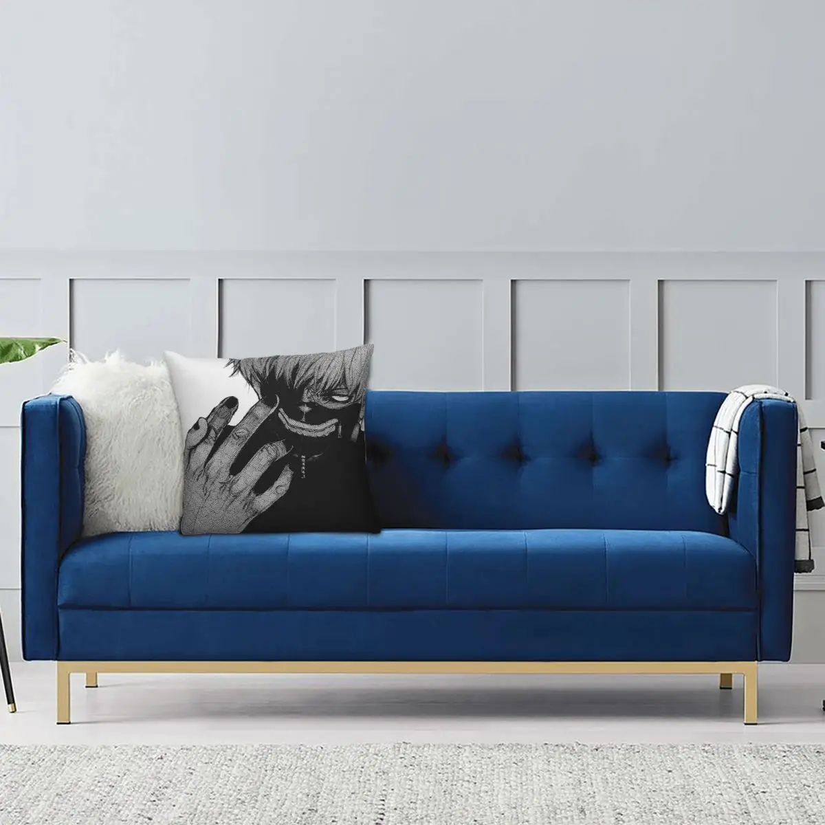 Tokyo Ghoul Anime Square Pillowcase Pillow Cover Cushion Decor Comfort Throw Pillow for Home Sofa