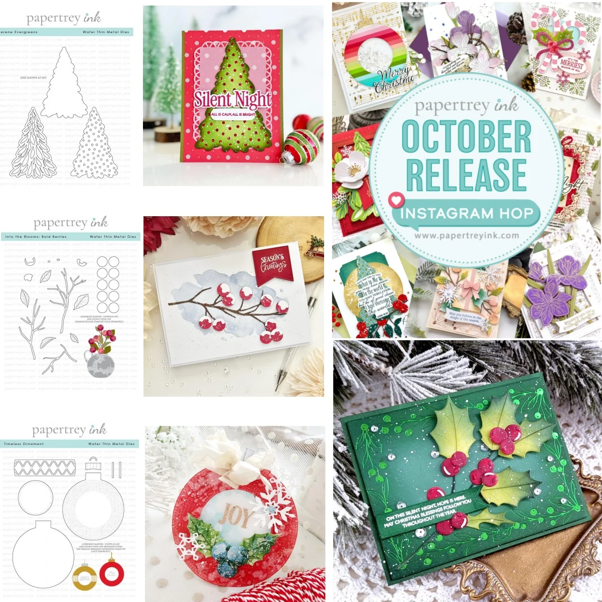 

Christmas Tree Berries Frame Metal Cutting Dies Clear Stamps Stencil Hot Foil For DIY Scrapbook Craft Decoration 2025 New