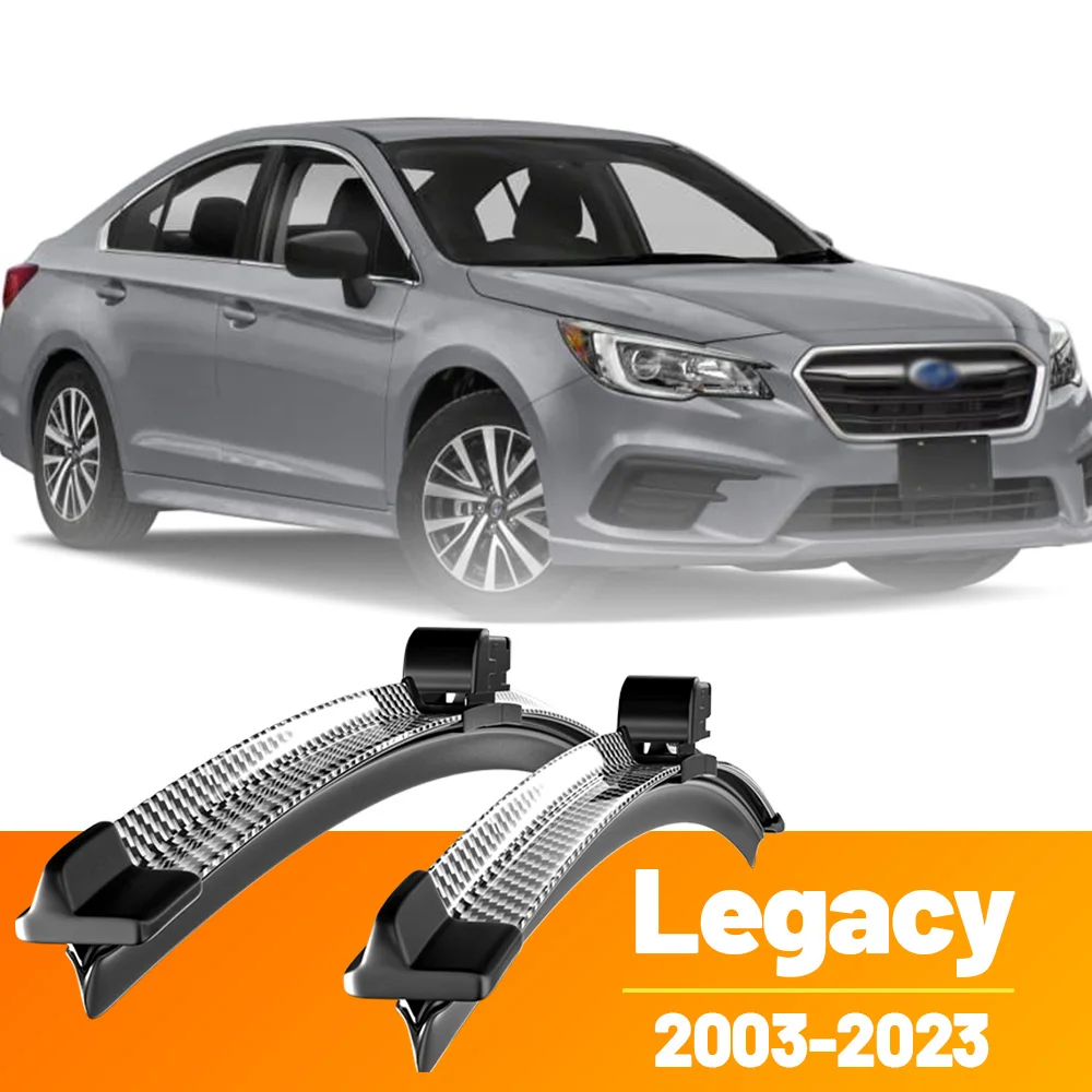 2pcs Front Windshield Windscreen Wiper Blades Carbon Fibre Wipers For Subaru Legacy 2003-2023 2009 2011 2013 2014 2015 2019 2020