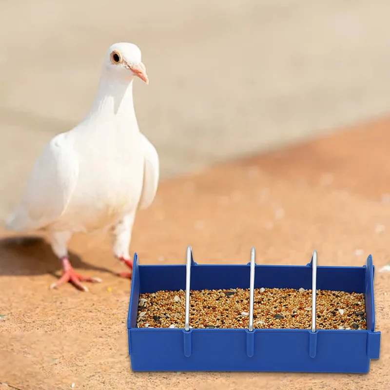 3pcs Pigeon Chicken Quail Parrot Bird Peacock Spliceable Poultry Feeder With Pigeons Feeding Trough Dove Supplies