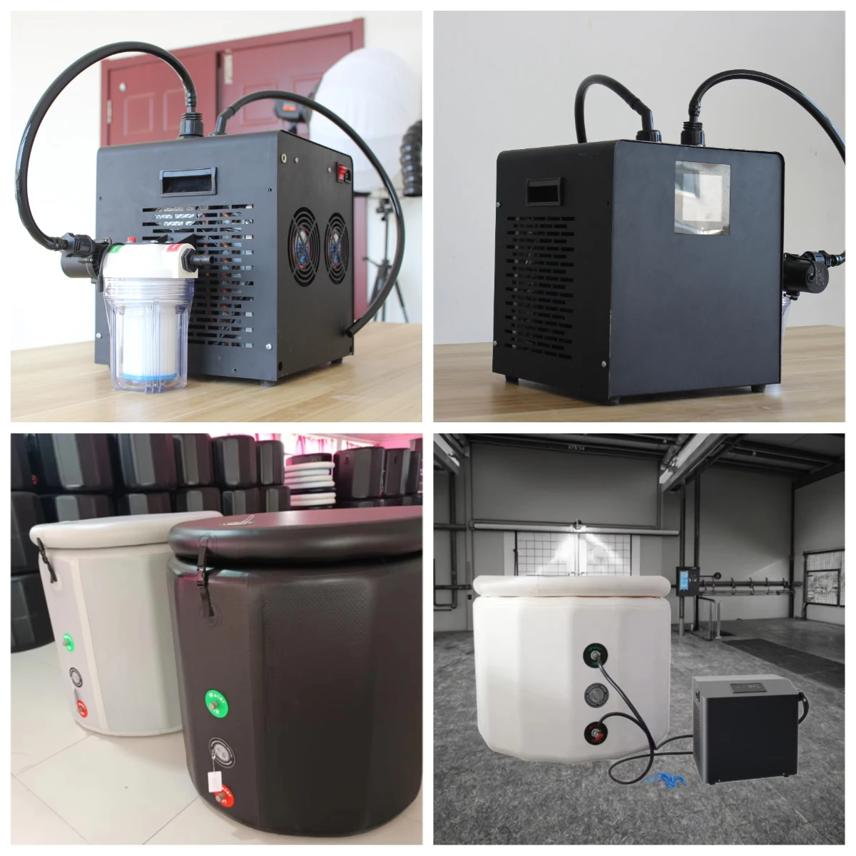 

1/3HP Cold Plunge Tub with Chiller, Filter & Ozone Ice Bath Chiller Unit for Ice Bath