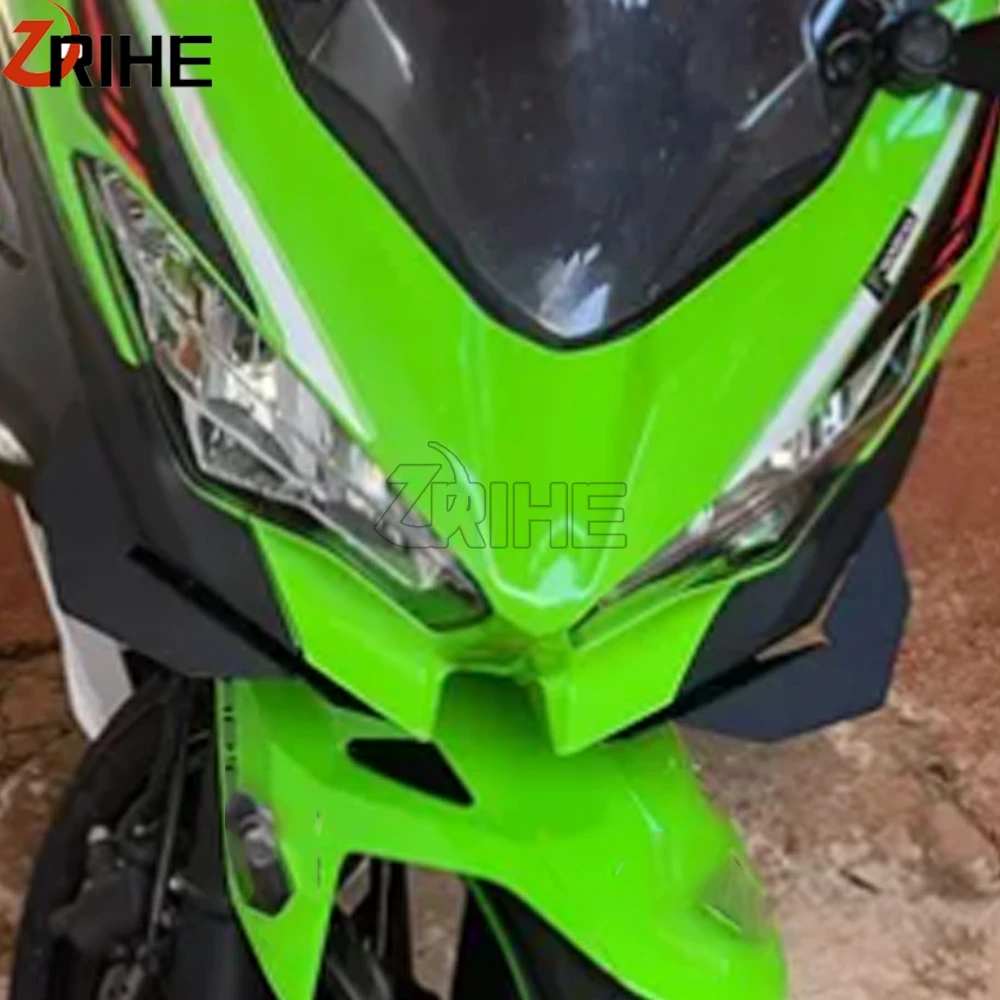 

2024 For Kawasaki NINJA 400 ninja400 2018 2019 Motorcycle Front Fairing Pneumatic Wing Lets Tip Downforce Wings Air Deflector