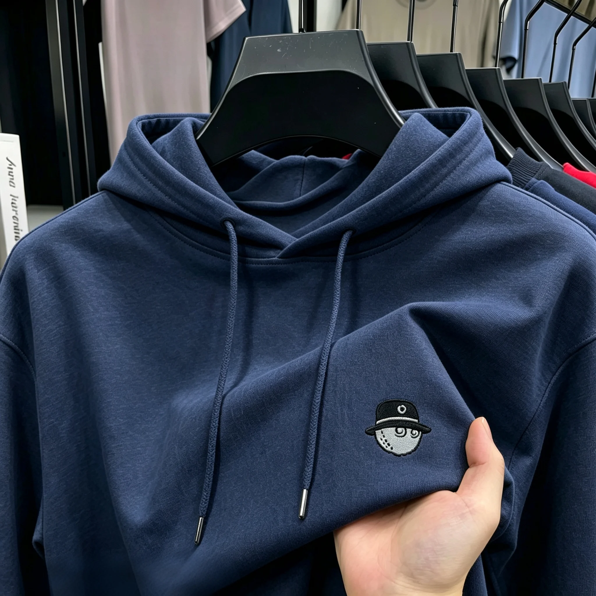 Moletom masculino com capuz de - Streetwear Brand Hoodie avaliação e preço