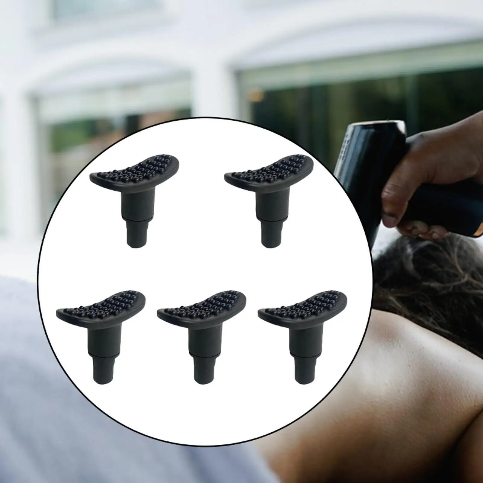 

5 Pieces Massage Heads Gym Multifunctional Equipment for Feet Body Neck