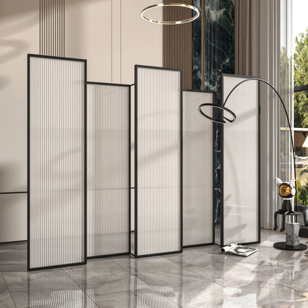 High Quality Custom Movable Folding Design Acrylic Partition Screen for Restaurant Decorative Use Home Appliance Plastic
