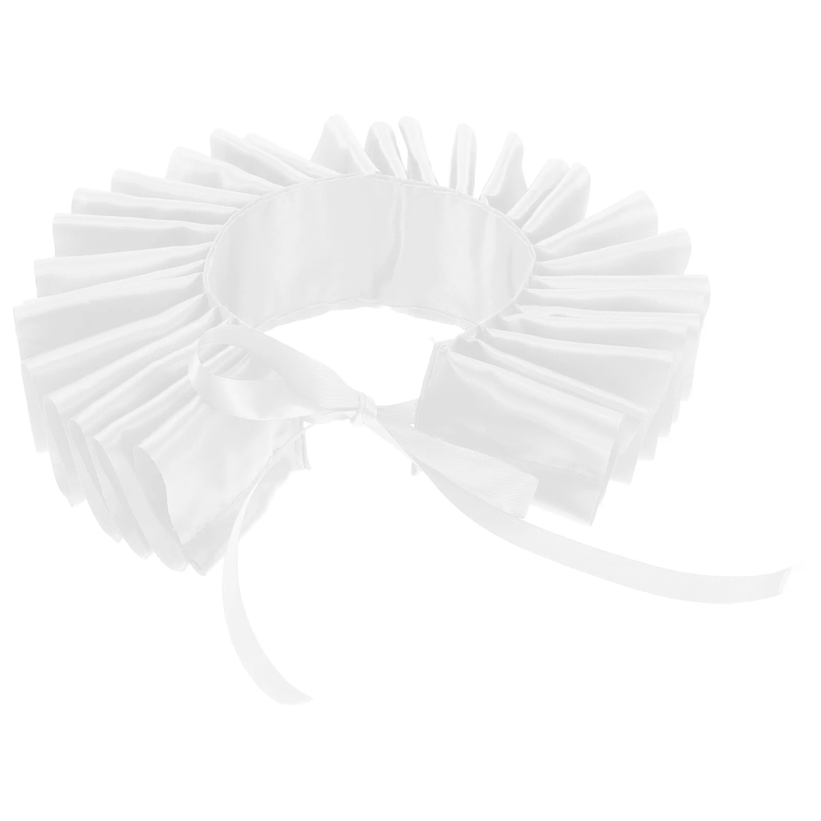 

Detachable Clown Neck Ruffle Collar Women Shirt False Collar Victorian Style Wedding Photoshoot Theater Costume Accessory