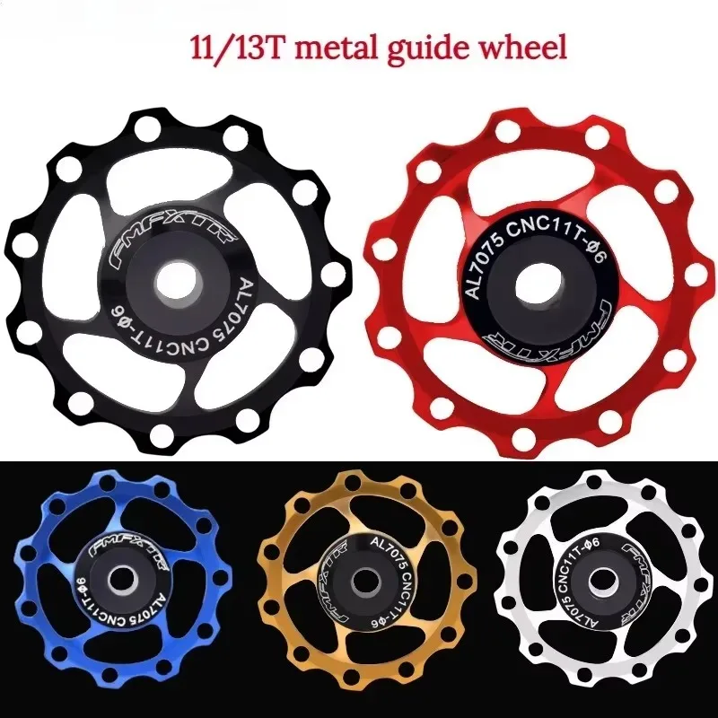 11T 13T Bearing MTB Bicycle Rear Guide Wheel Road Bike Jockey Rear Derailleur SSuitable for All Bicycle Repair Accessories