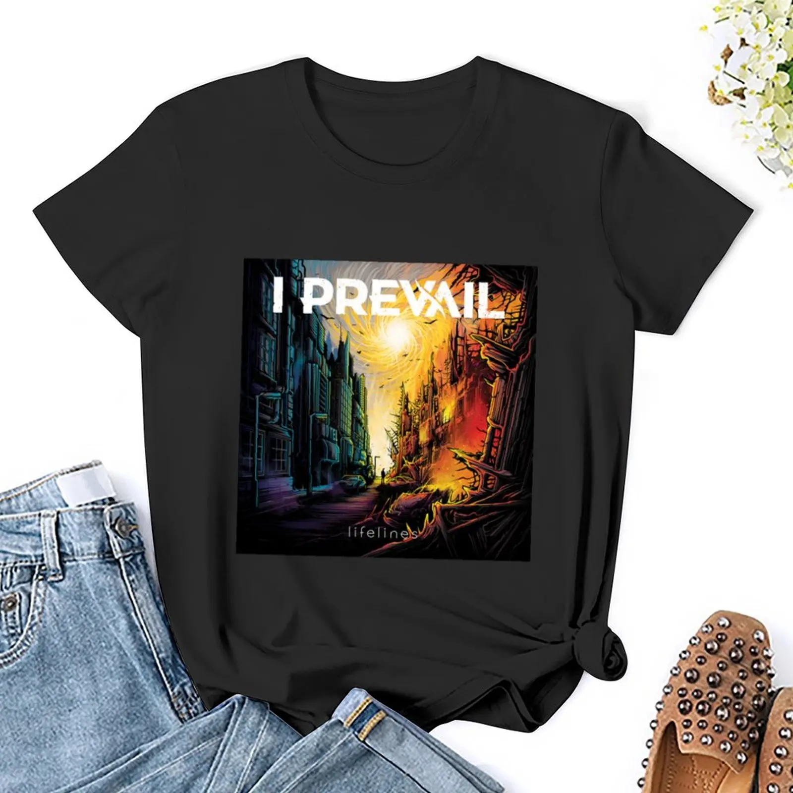 I Prevail lifelines T-Shirt plus sizes kawaii clothes korean Women's clothes