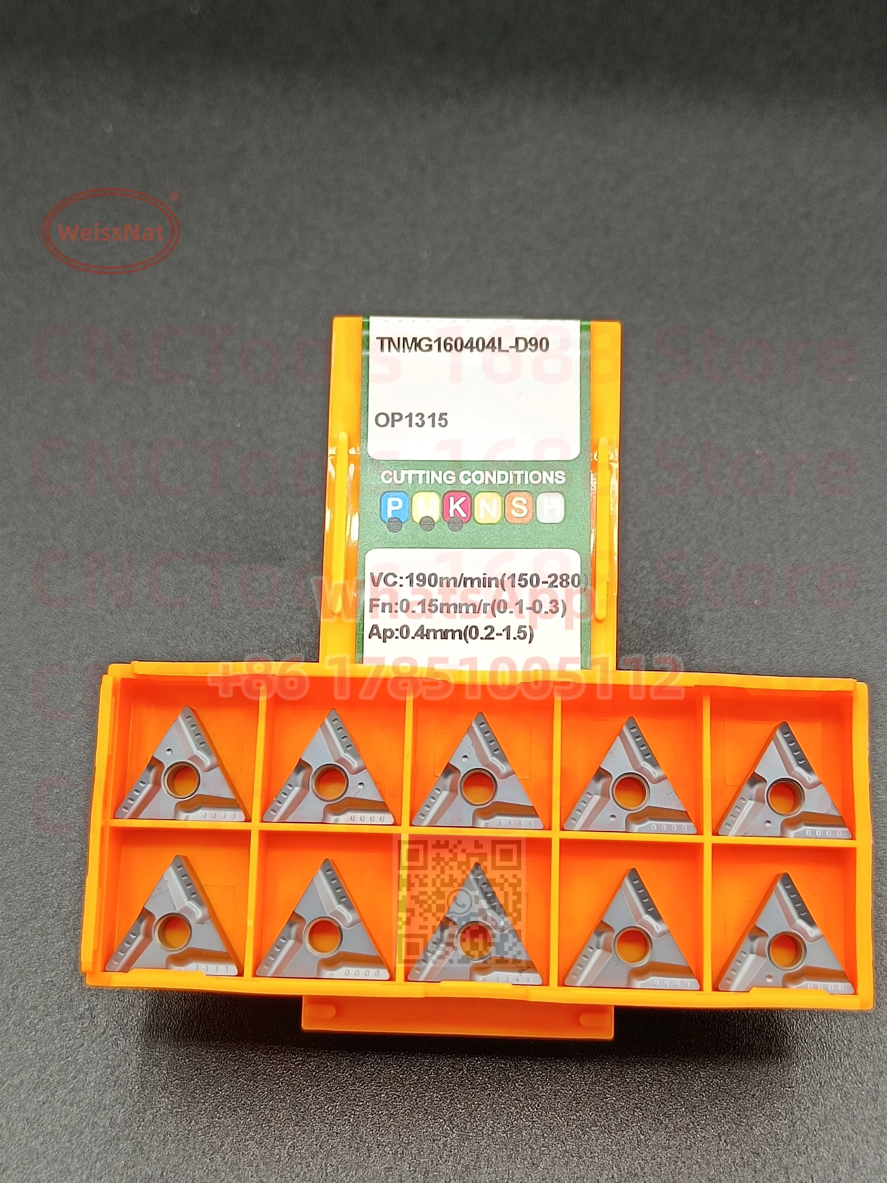Imagem -03 - Inserções do Carboneto de Tnmg Tnmg160404l Tnmg160404r Tnmg160408l Tnmg160408r Op1215