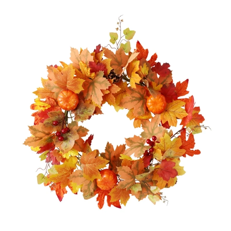Couronne Thanksgiving pour d'entrée, fenêtre, fermes, intérieur extérieur