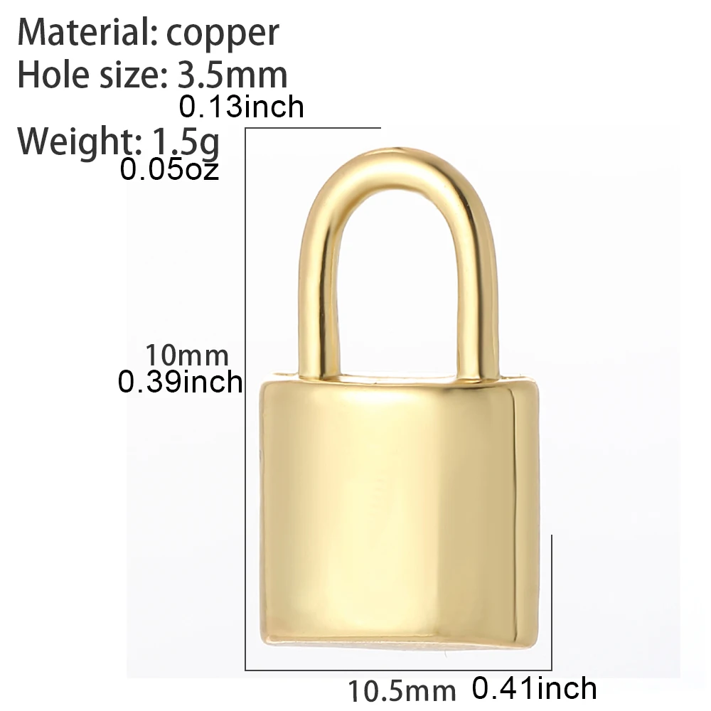 Heart Key Lock Charms for DIY Jewellery Making