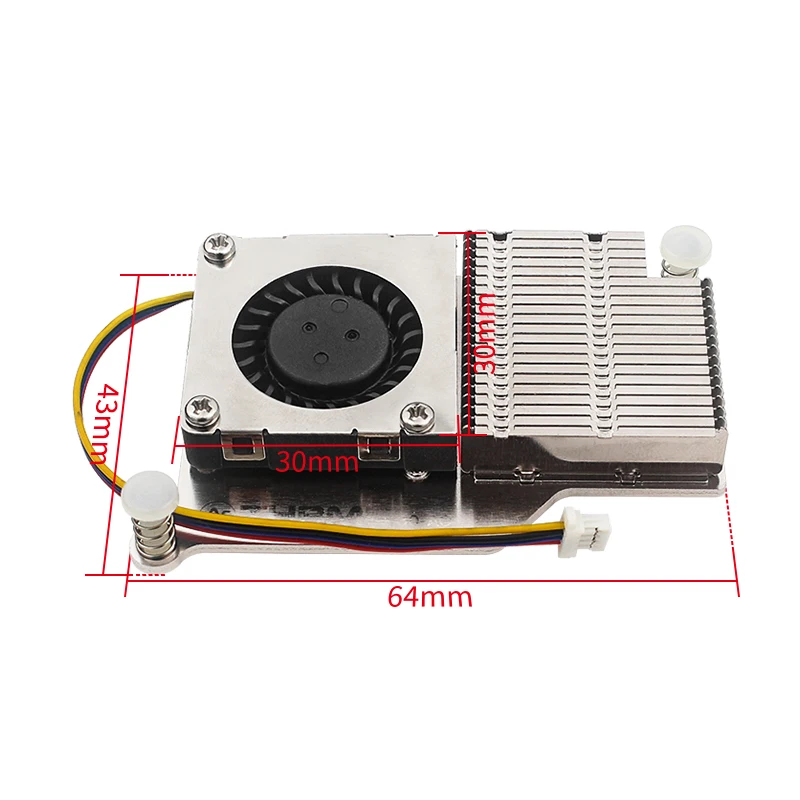 Argon THRML 30mm Active Cooler For Raspberry Pi 5 Active Cooling PWM Fan Passive Cooling Aluninum Fins Radiator for RPi 5 Pi5