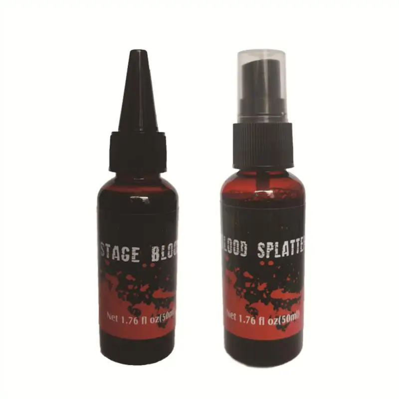 Accesorios de Halloween, 2 colores, multiusos, añadir realidad, creativo, decoraciones para fiesta de Halloween de alta calidad, cápsulas de sangre falsas, necesidad