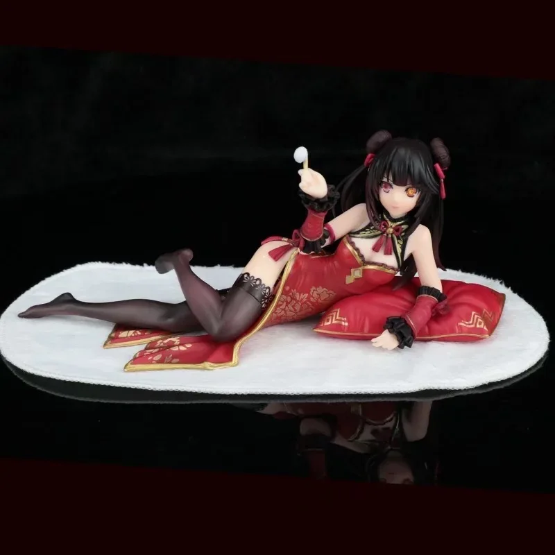 

Anime Date A Live Tokisaki Kurumi Nightmare Cheongsam PVC Action Figure Collectible Model Doll Toy 8CM