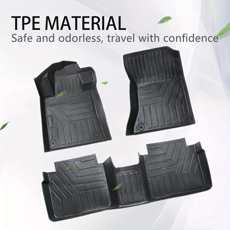 All-Weather Car Floor Mats Universal Fit - Non-Toxic Anti-Skid Durable Auto Mats for Teana 2019-2023
