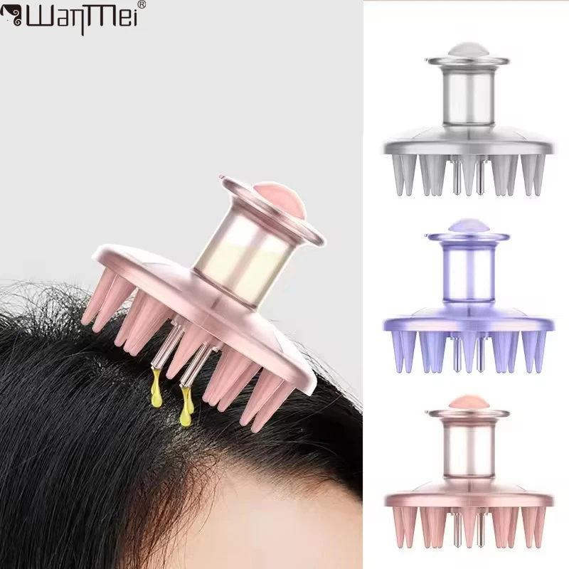 

WANMEI Hair Oil Serum Applicator Scalp Massager Liquid Oil Dispenser Portable Scalp Applicator Liquid Guide Comb Scalp Care Tool