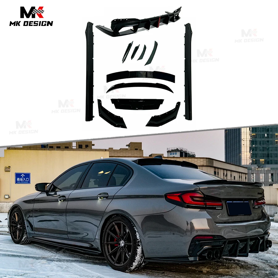 

VTEN Style Body Kits for BMW 5 Series G30 G38 2021-2023 Front Lip Side Splitter Side Skirts Rear Diffuser Rear Roof Spoiler Wing