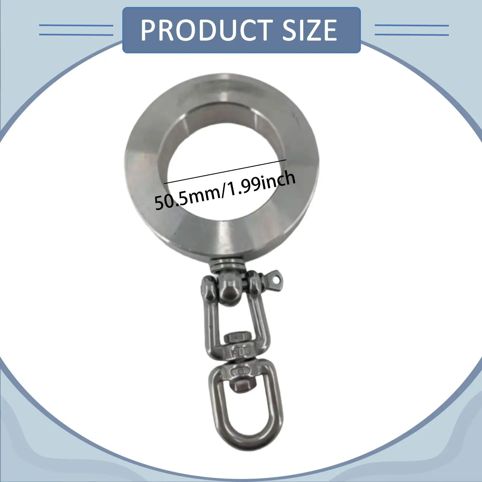 50mm Universal Lifting Handle Buckle Durable Replacement Handle for Barbell Rowing Armwrestling Training Equipment
