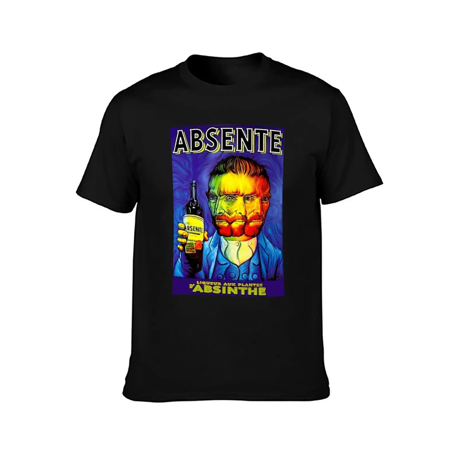 Absente (Absinthe) Van Gogh Parody T-Shirt Work Outdoor for Men T-Shirt