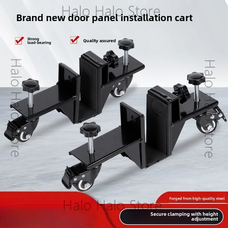 Door panel handling gypsum board glassware heavy-duty translation trolley handling roller moving trolley