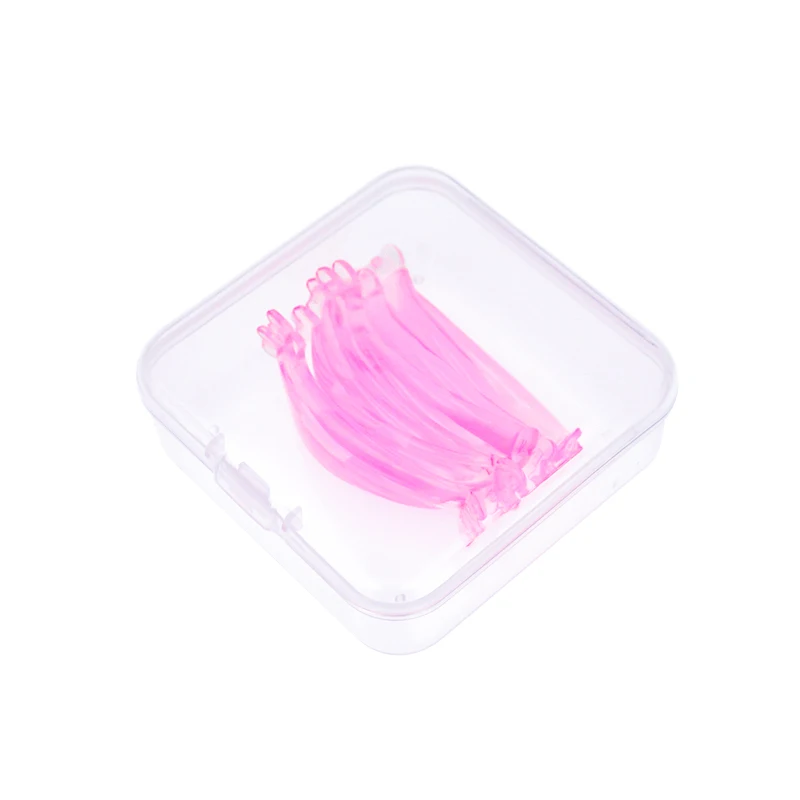 6 Pairs Purple Silicone Eyelash Extension Pads Crescent-Shaped Self-Adhesive Lash Lift Perm Makeup Tools Lifting Grafting Lashes