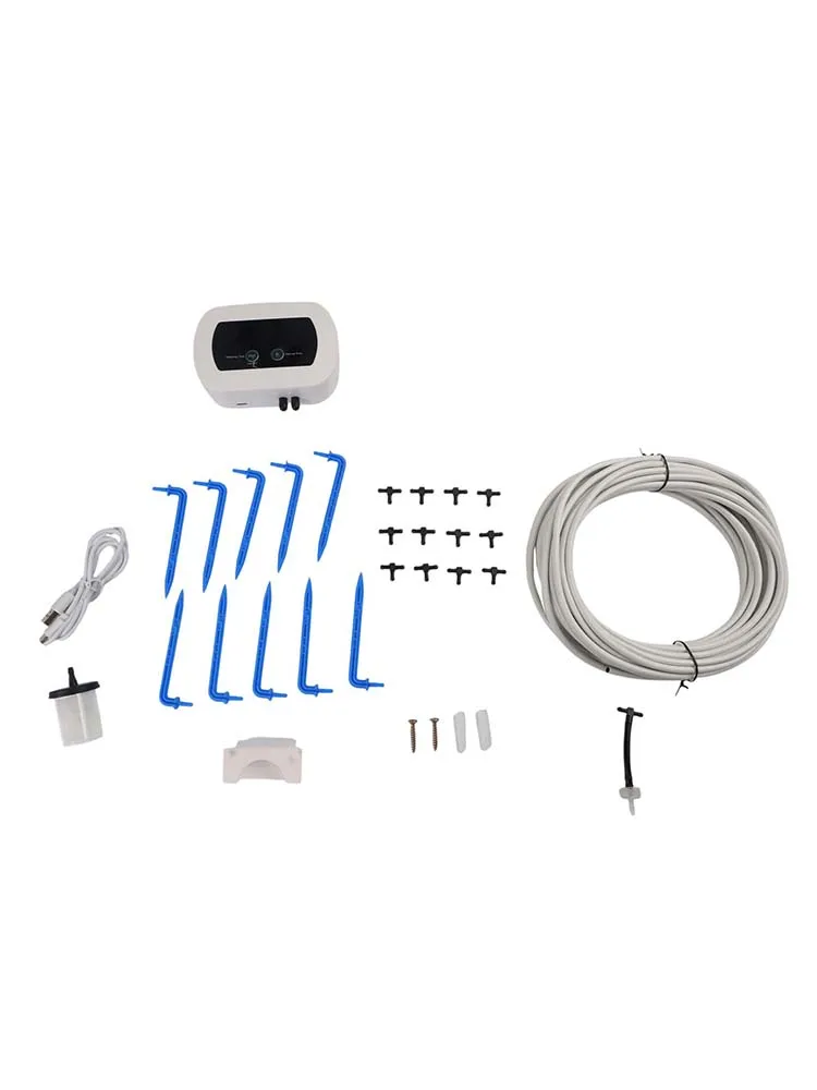 نظام الري بالتنقيط الذكي للبستنة المنزلية، بطارية 2200 مللي أمبير في الساعة تعمل ما يصل إلى 50 يومًا مع أوضاع مؤقت قابلة للتخصيص