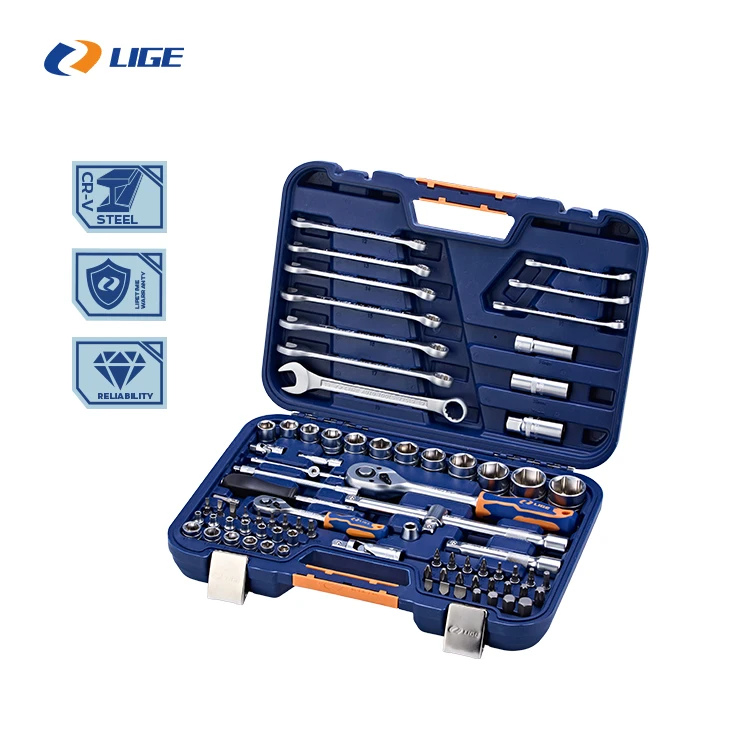 83PCS Comprehensive Tool Kit for Auto Garage Repair Good Quality  Hand Tools  LG-S1083  Lower Price Hot Sale OEM Customized