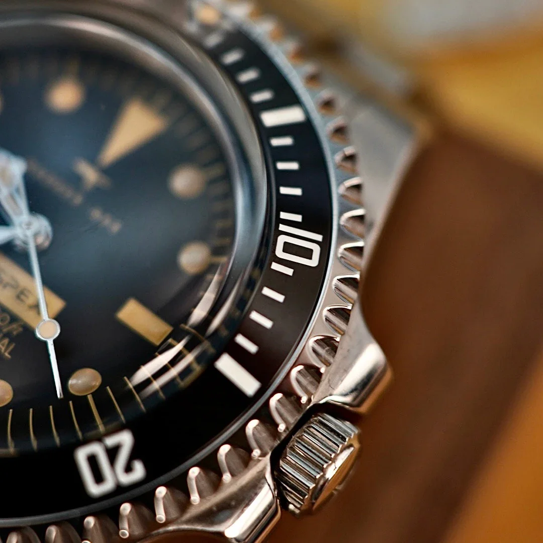 DAGGER-relógio de vidro safira impermeável, vintage relógios clássicos, movimento automático, mecânico, luminoso, NH35, 100m