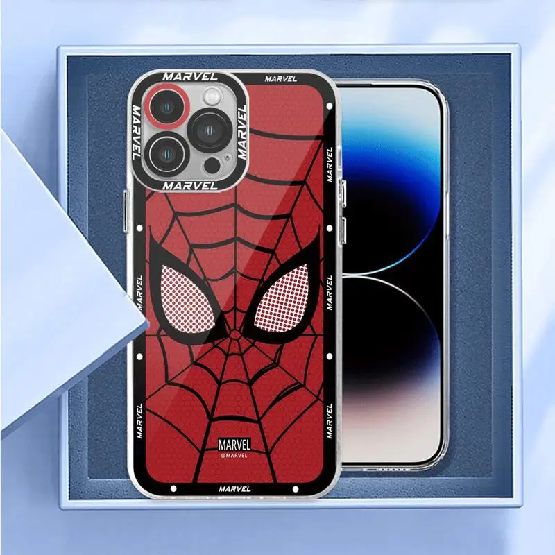 เคสโทรศัพท์ Marvel Spiderman สำหรับ motolora Moto EDGE 40 5G G32 G71 G52 G22 G72 G73เคส TPU ใส