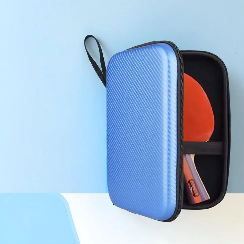 Universal Table Tennis Racket Pouch Durable PU Protective Case For Ping Pong Paddle Equipment Storage Travel Bag