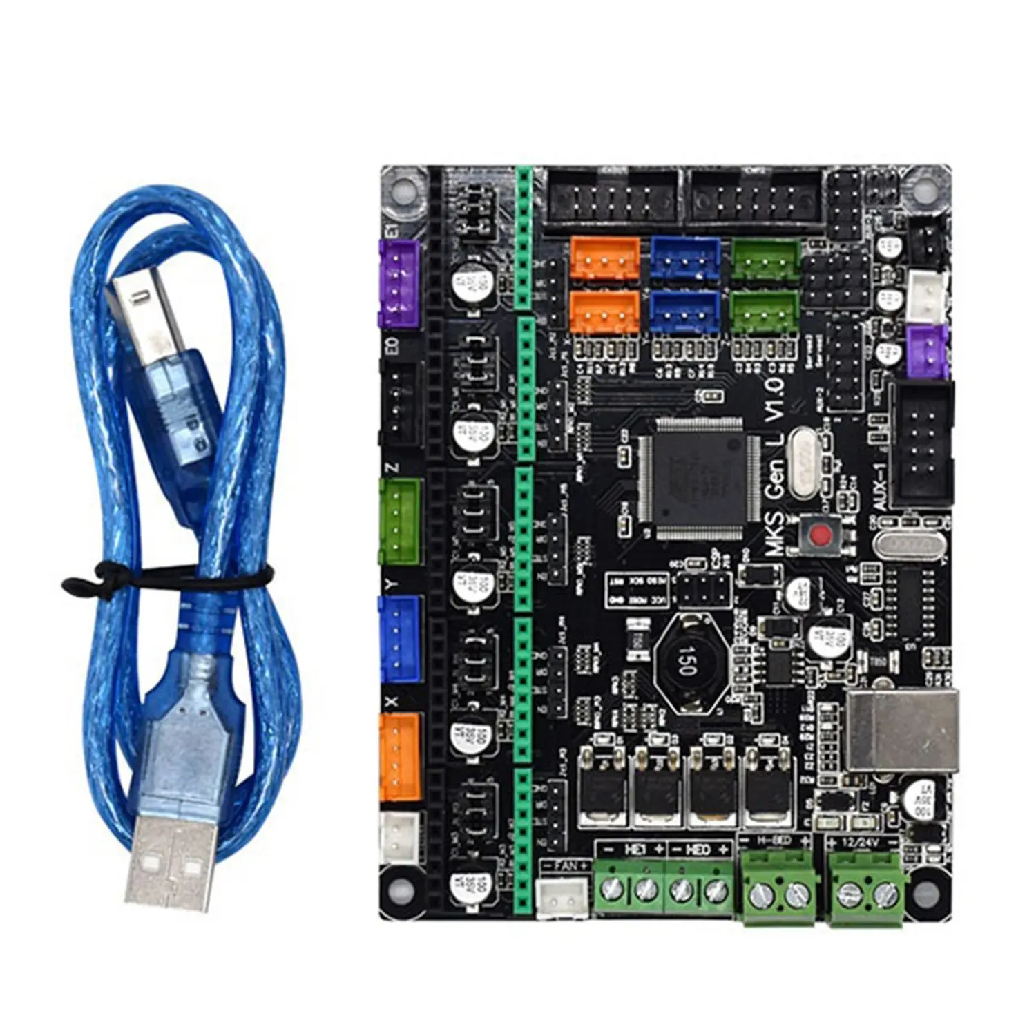 3D Printer Motherboard for MKS Gen-L V1.0 Control Board Compatible with Ramps Open Source Marlin