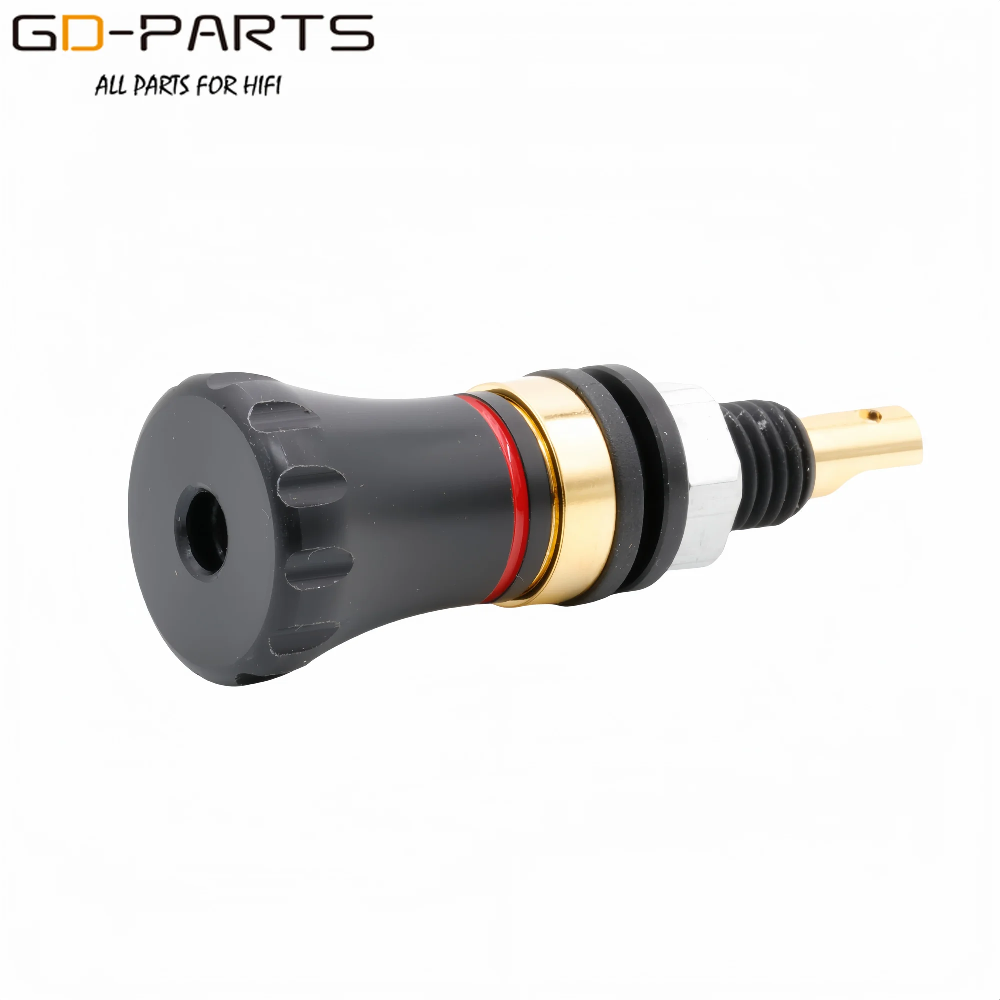 EIZZ 24K Rame Placcato Oro Altoparlante AMP Binding Post Terminale Femmina Banana Martinetti Connettore Vite di Blocco Hifi Audio FAI DA TE