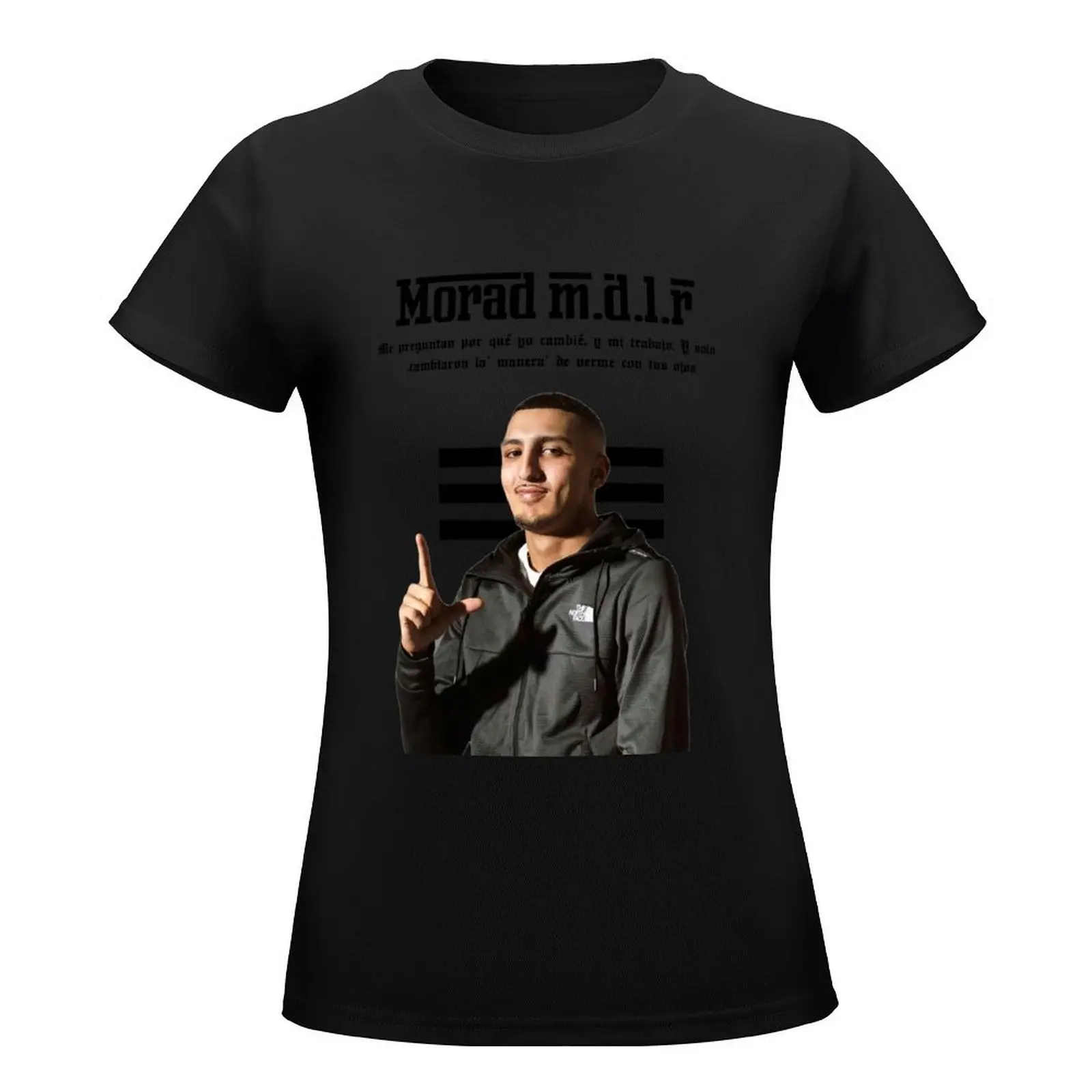 Morad MDLR rapper T-Shirt anime new edition tees western t-shirt dress for Women