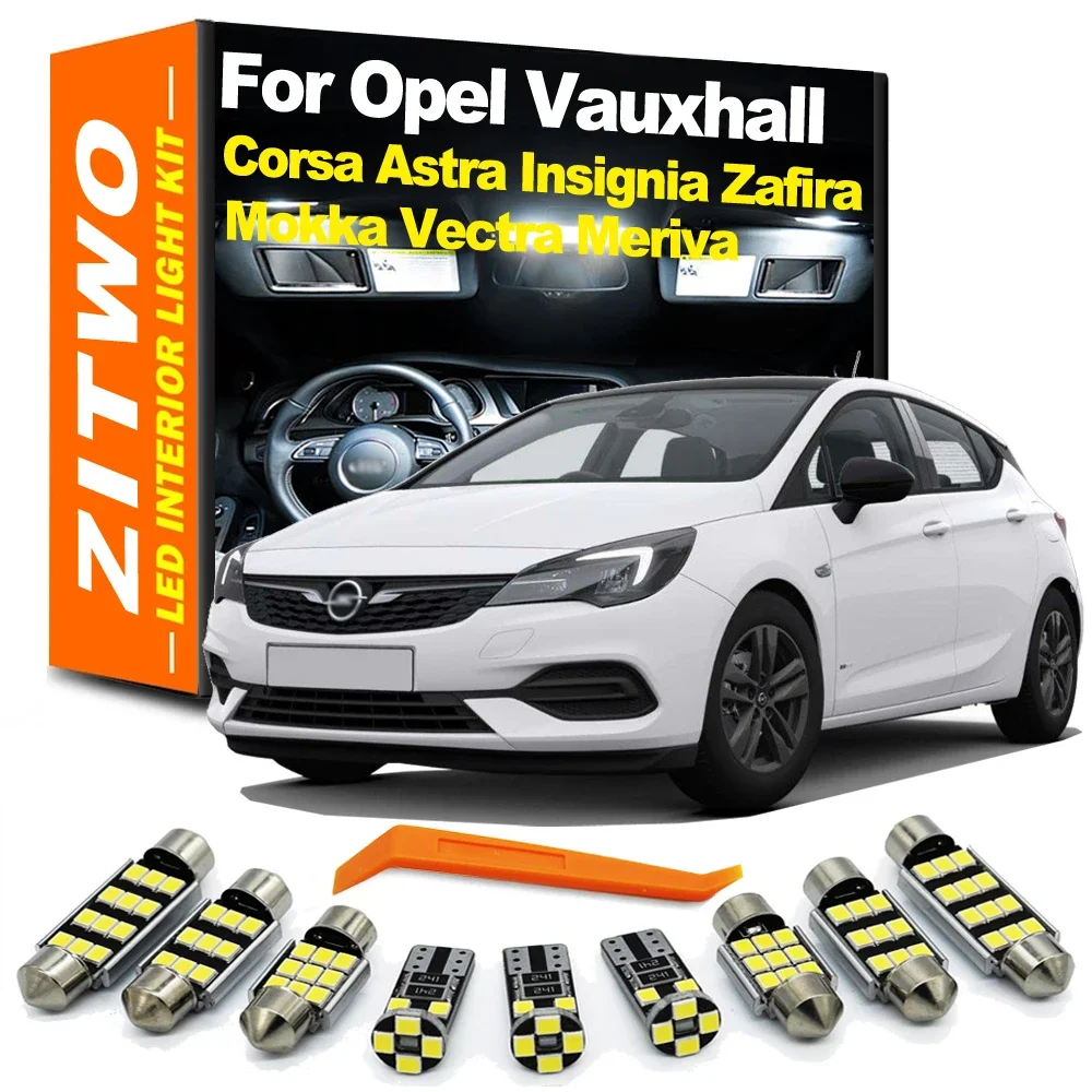 

LED Interior Light Kit For Opel Vauxhall Corsa D E Astra G H J K Mokka Insignia Vectra Zafira A B C Meriva Signum Agila