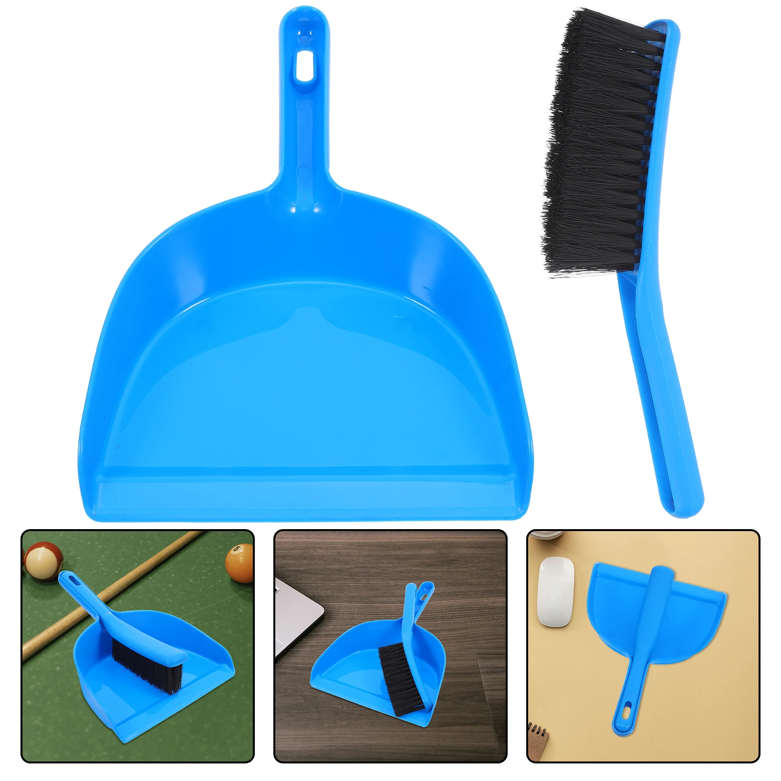 

Pool Table Cleaning Kit Mini Broom Dustpan Set Desktop Car Air Vent Detail Brush Small Sweeping Tool For Keyboard Camera Digital