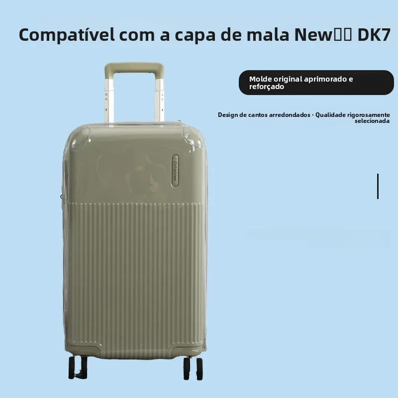 新婚夫婦-dk7-荷物プロテクターカバー-取り外し不可能な旅行用スーツケース防塵カバー-trunk2630-インチ旅行バッグアクセサリー