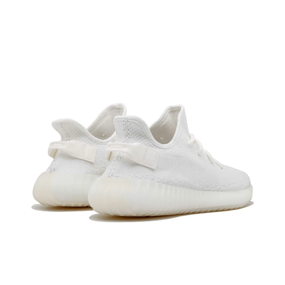 Adidas-yeezy 350 v2 tênis para homens e mulheres, cor branca, casual, clássico, retro, original, cp9366