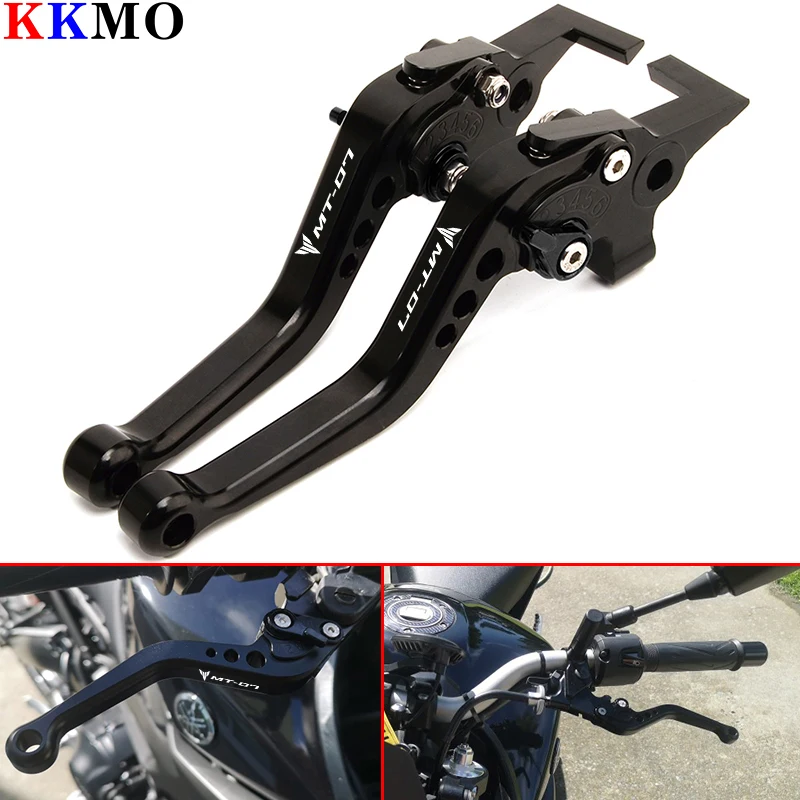 

For Yamaha MT-07 FZ-07 MT 07 FZ07 MT07 FZ 07 2014-2024 Motorcycle Accessorie Adjustable Motorcycle Short Brake Clutch Levers