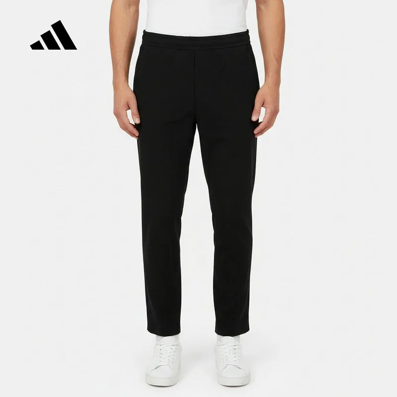 AdidasMotion Sweatpants 2026 Spring Men's Woven Casual Trousers Zipper Pocket KV5997