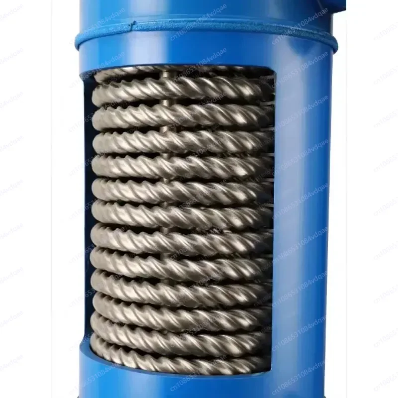 MHTA-1.5 المسمار التيتانيوم أنبوب بولي كلوريد الفينيل شل مبادل حراري لحمام السباحة مضخة الحرارة ، حوض السمك مبرد المبخر التبريد