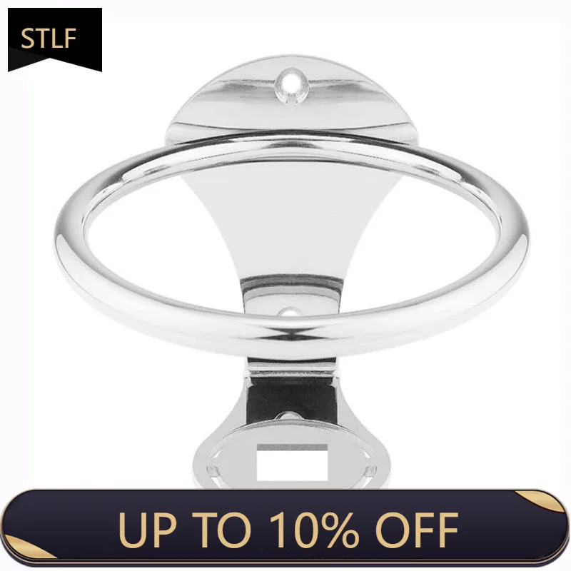 

STLF Marine stainless steel fan-shaped drink holder polished silver yacht hardware accessories