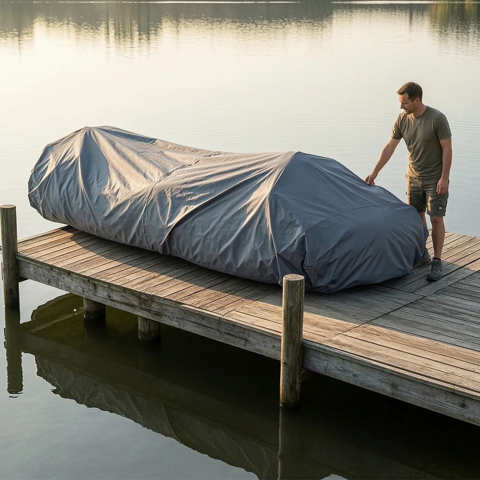 Inflatable Boat Cover Resistant Dinghy Cover Heavy Duty Double Stitched for Outdoor Storage, Mooring